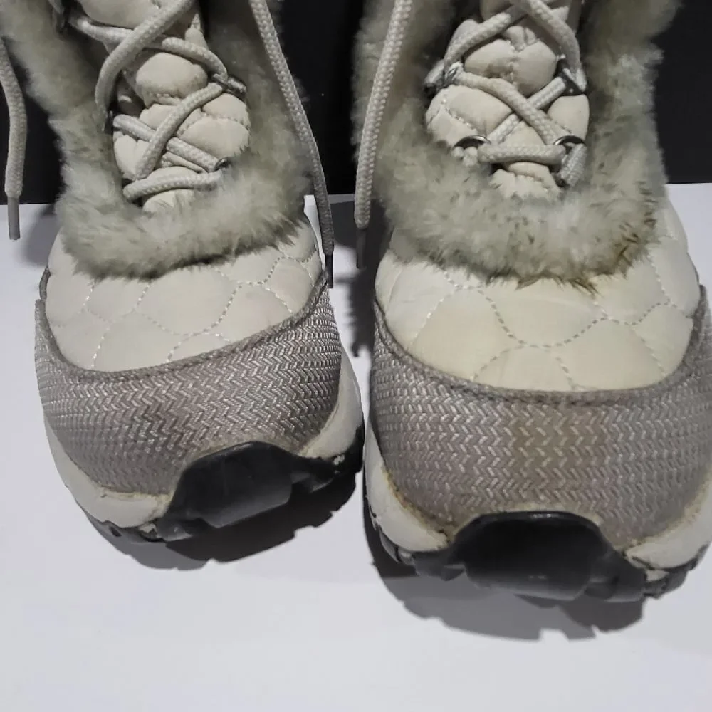 L.L.Bean Women's Quilted Winter Boots With Faux Fur